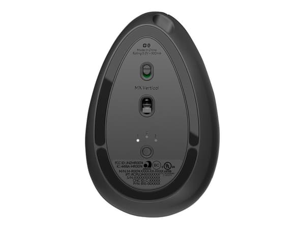 Logitech MX Vertical datamus høyre hånd Trådløs RF + Bluetooth Optisk 4000 DPI