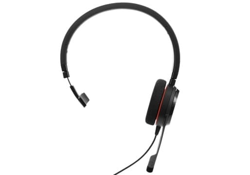 Jabra Evolve 20 UC Mono hodesett hodebøyle svart