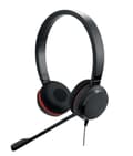 Miniatyrbilde 1 av 2: Jabra Evolve 20SE MS Stereo Headset Hodebøyle Svart