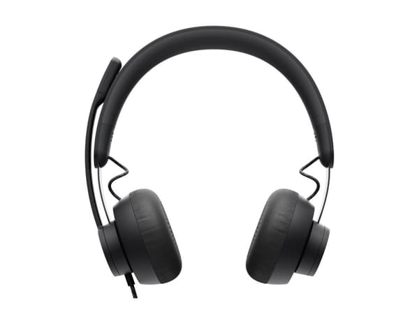 Logitech Zone Wired UC-hodesetthodebånd USB Type-C svart