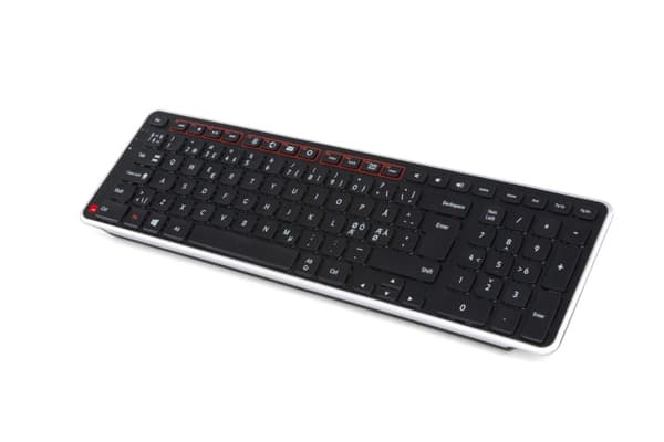 Contour Design Balance tangentbord RF Trådlös QWERTY Nordiska språk Svart Sort
