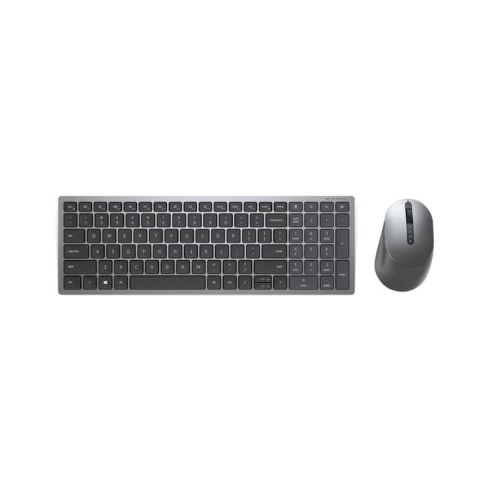 DELL KM7120W tangentbord Trådlös RF + Bluetooth QWERTY Nordic Grå Titan DELL KM7120W tangentbord Trådlös RF + Bluetooth QWERTY Nordic Grå Titan