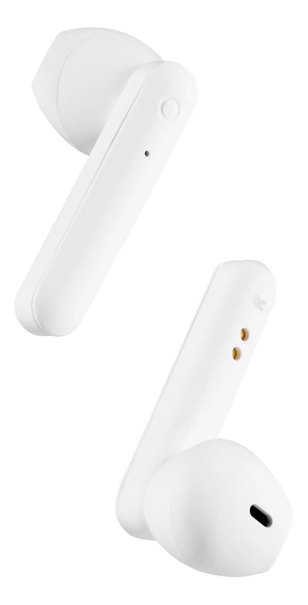STREETZ True Wireless Stereo earbuds with charging case, semi-in-ear,