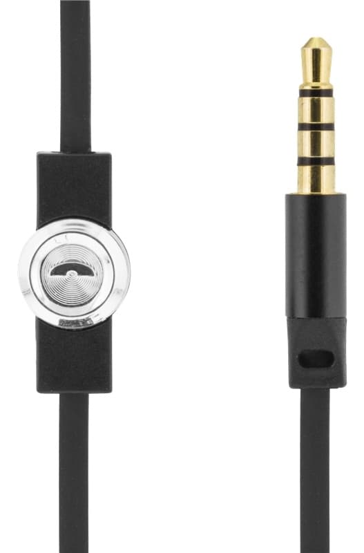 STREETZ vesitiivis kuulokemikrof., in-ear, ohjauspainike, 3,5mm, musta