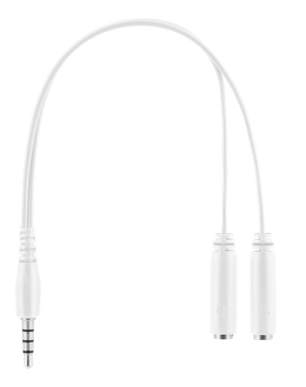 WHITE LINE WH85 Stereo gaming-hodesett, 57 mm drivere, hvit