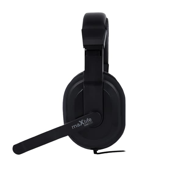 Maxlife Home Office langalliset kuulokkeet mikrofonilla MXHH-01 1,5 m musta