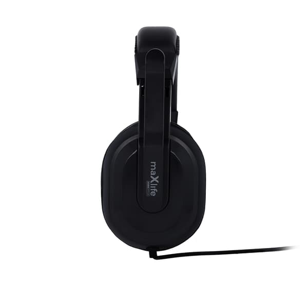Maxlife Home Office langalliset kuulokkeet mikrofonilla MXHH-01 1,5 m musta