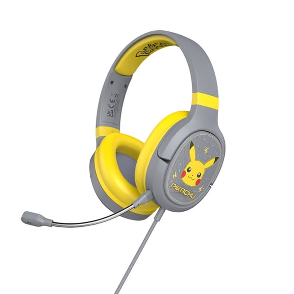 Pokémon Pikachu Gaming-Headset, Over Ear, Bom-mikrofon