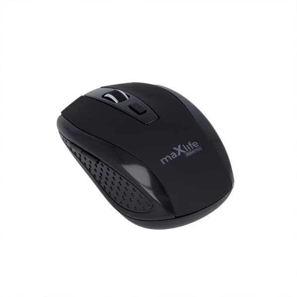 Maxlife Langaton optinen hiiri 800/1000/1600 DPI, musta musta