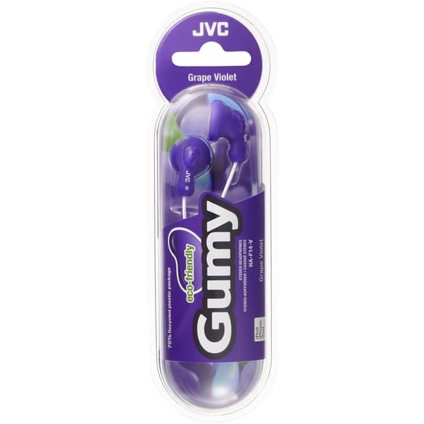 JVC Headphone F14 Gumy In-Ear Violet