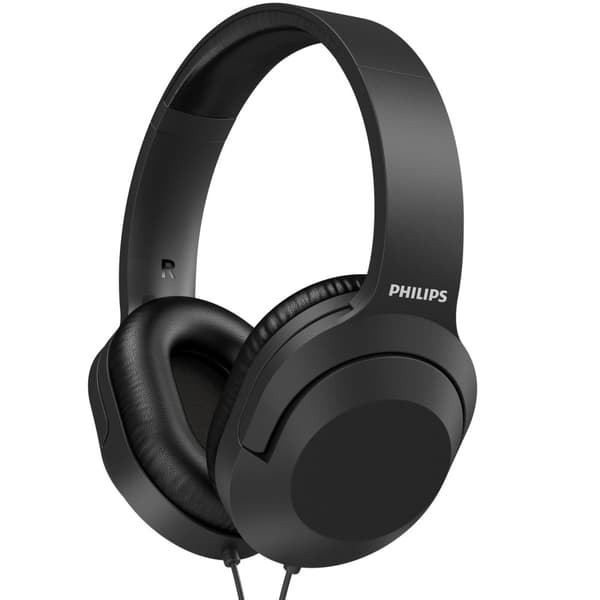 Philips Over-ear-hodetelefoner med ledning, svart