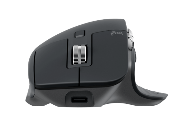 Logitech MX Master 3S - Hiiri - Langaton - Bluetooth, 2,4 GHz, grafiitti
