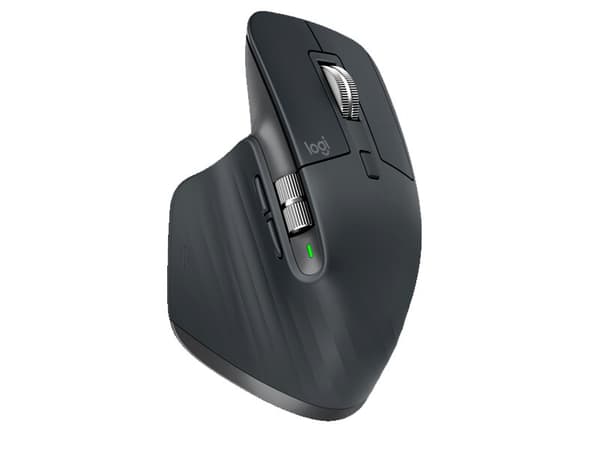 Logitech MX Master 3S - Hiiri - Langaton - Bluetooth, 2,4 GHz, grafiitti