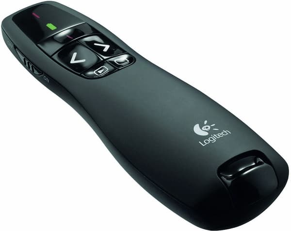 Logitech Presenter R400, Wireless, 2.4GHz, Black