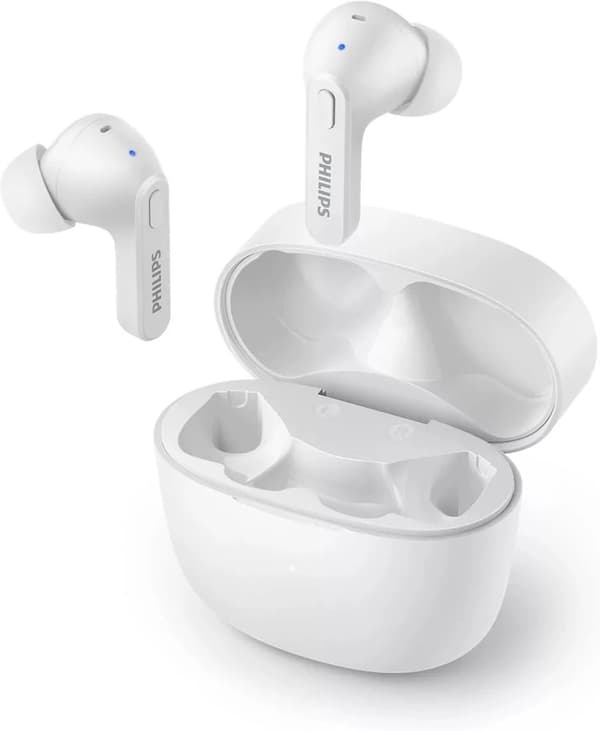 Philips True Wireless-hodetelefoner TAT2206WT, hvit