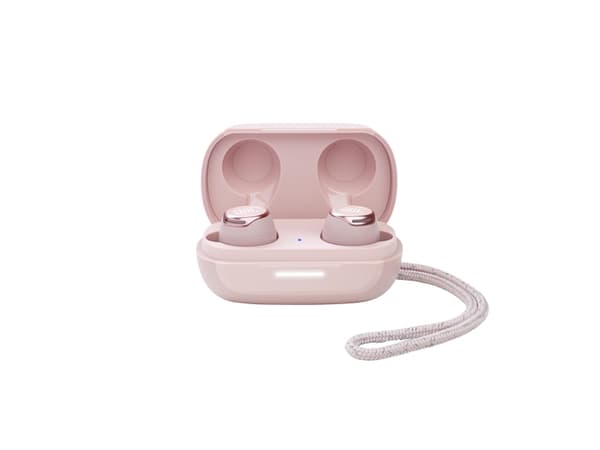 JBL Reflect Flow Pro - True wireless-hörlurar med mikrofon - inuti örat - Bluetooth - aktiv brusradering - rosa