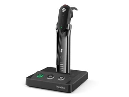 Yealink WH63 Portable - Hodesett - i øret - konvertibel - DECT - trådløs - USB-A via DECT adapter - UC-sertifisert