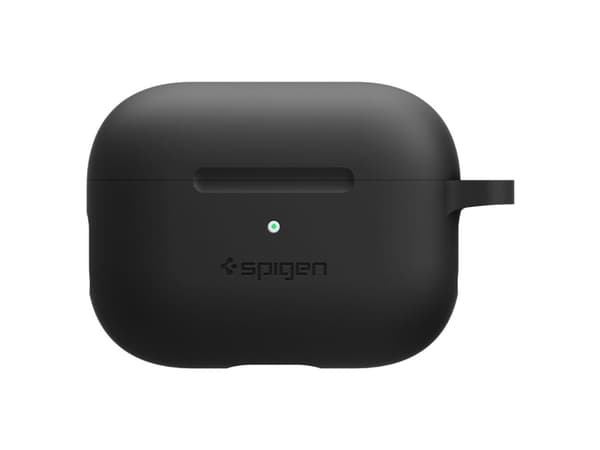 Spigen Silicone Fit, Ask, Silikon, Svart