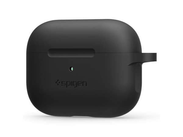 Spigen Silicone Fit, Ask, Silikon, Svart