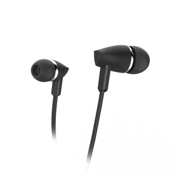 Hama Öronproppar Joy In-ear Mikrofon Flat Kabel Svart