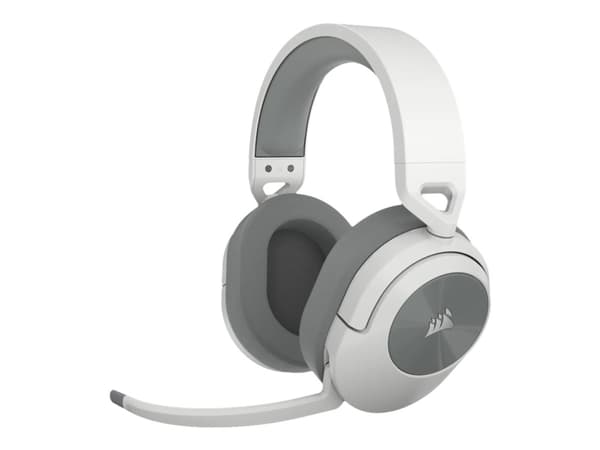 CORSAIR Gaming HS55 WIRELESS - Hodesett - full størrelse - 2,4 GHz - trådløs - hvit