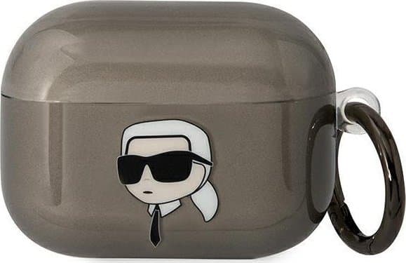 Karl Lagerfeld KLAPHNIKTCK AirPods Pro-skydd svart/svart Karl`s Head
