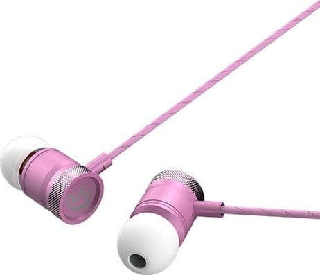 Headphones Somostel UNIVERSAL HEADPHONES SOMOSTEL 3.5 IN-EAR PINK SCJ03P AUTENTIC SOUND SMS-CS03