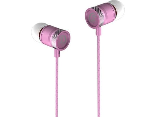 Headphones Somostel UNIVERSAL HEADPHONES SOMOSTEL 3.5 IN-EAR PINK SCJ03P AUTENTIC SOUND SMS-CS03