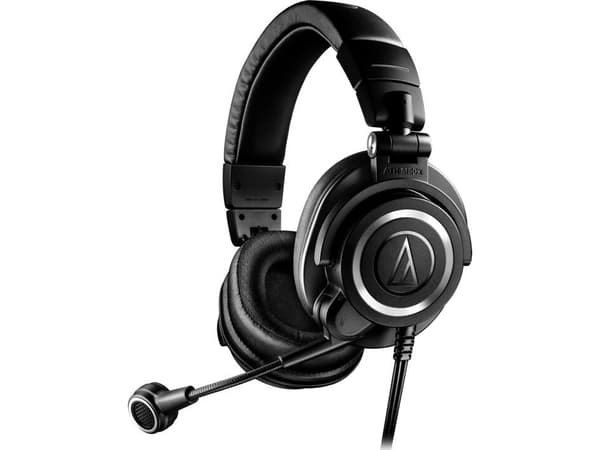 Audio-Technica ATH - Kuulokkeet mikrofonilla. - täysikokoinen - langallinen