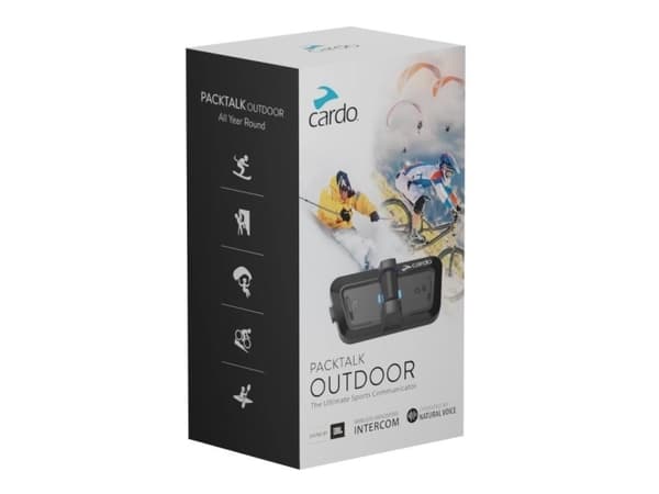 Cardo Packtalk Outdoor Talk utstyr, Hvit