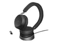 Miniatyrbild 3 av 10: Jabra Office Trådade Hörlurar med Laddställ, Jabra Evolve2 75 Link380a Ms Stereo, Black