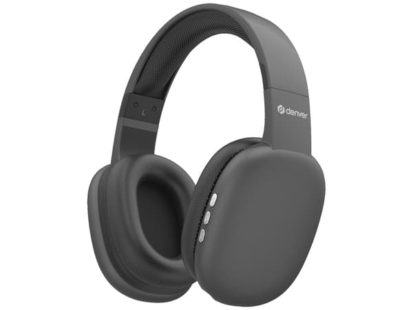 DENVER - Hodesett - full størrelse - Bluetooth - trådløs, kablet - 3,5 mm jakk