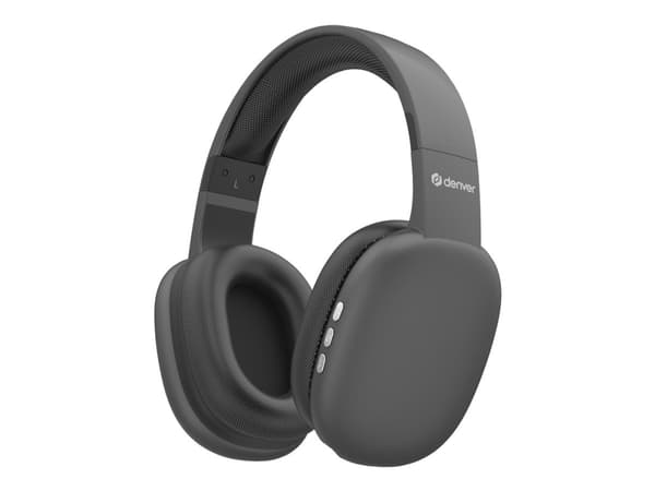 DENVER - Hodesett - full størrelse - Bluetooth - trådløs, kablet - 3,5 mm jakk