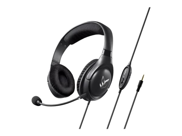 Creative Sound Blaster Blaze V2 - Headset - fullstorlek - kabelansluten - 3,5 mm kontakt - svart