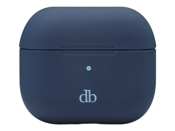 dbramante1928 Costa Rica - Fodral laddningsfodral för trådlösa öronsnäckor - silikon, återvunnen plast - havsblå - för Apple AirPods (3:e generatione