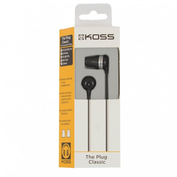 Koss Kuulokkeet In-Ear The Plug Musta
