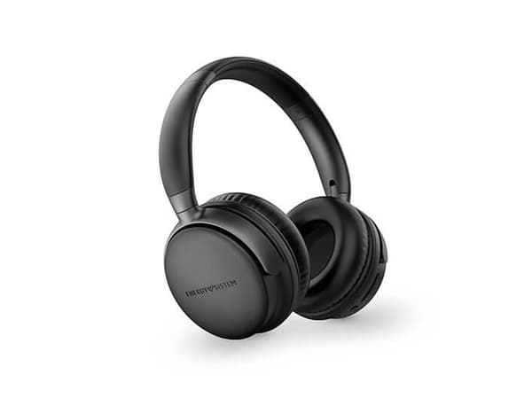 Energy Sistem Space Power Radio Headphones, Langallinen & langaton, Puhelut/Musiikki, 20 - 20000 Hz, 176 g, Kuulokkeet, Musta