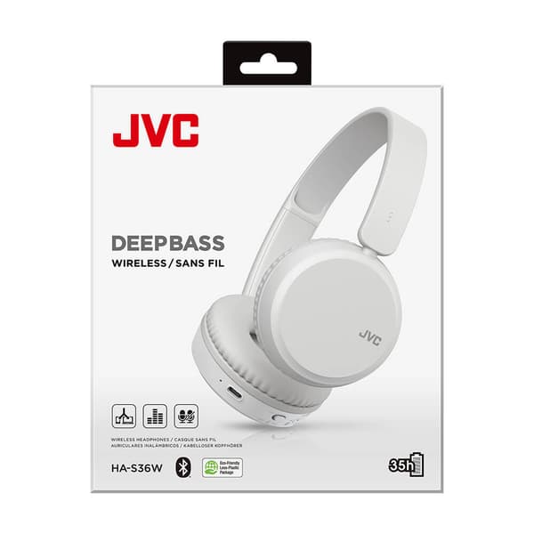 JVC Kuulokkeet On-Ear BT Valkoinen HA-S36W