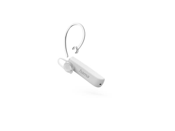 Hama MyVoice1500, Trådlös, Samtal/musik, 20 - 20000 hz, 15 g, Headset, Vit