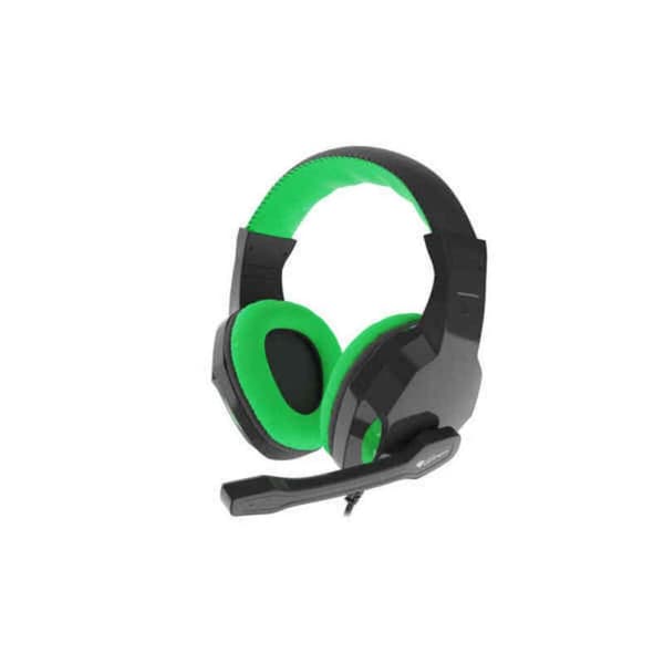 Hörlurar med mikrofon Gaming Genesis ARGON 100 - Grön