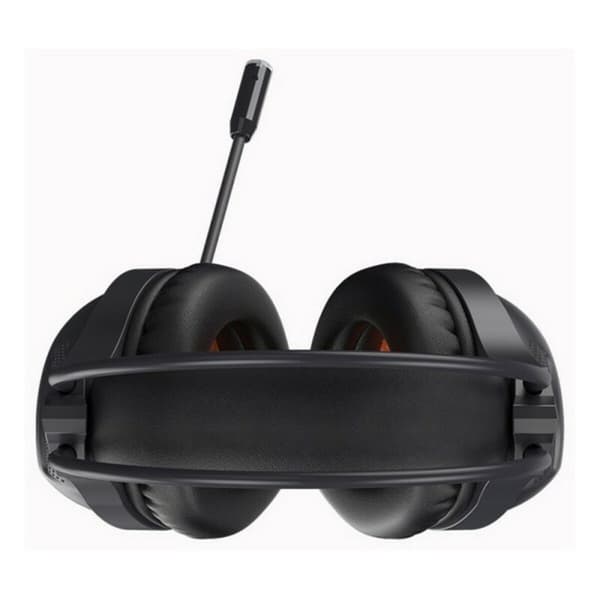 Gaming headset med mikrofon KSIX Drakkar USB LED Sort Rød