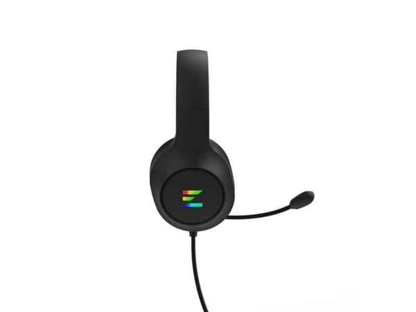 Zalman ZM-HPS310 BK, Koblet med ledninger (ikke trådløs), Spilling, 20 - 20000 Hz, 243 g, Hodesett, Sort