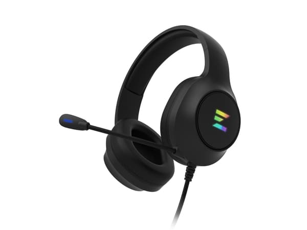 Zalman ZM-HPS310 BK, Koblet med ledninger (ikke trådløs), Spilling, 20 - 20000 Hz, 243 g, Hodesett, Sort