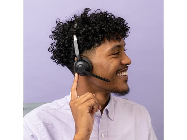 JLab GO Work Pop, Trådlös, Samtal/musik, 20 - 20000 hz, 101 g, Headset, Svart