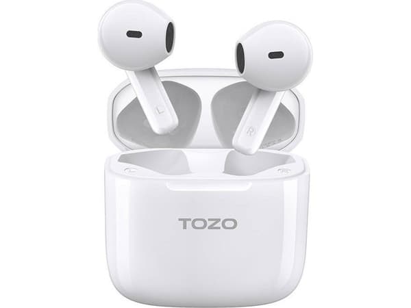 Hodetelefoner TWS TOZO A3 hvit