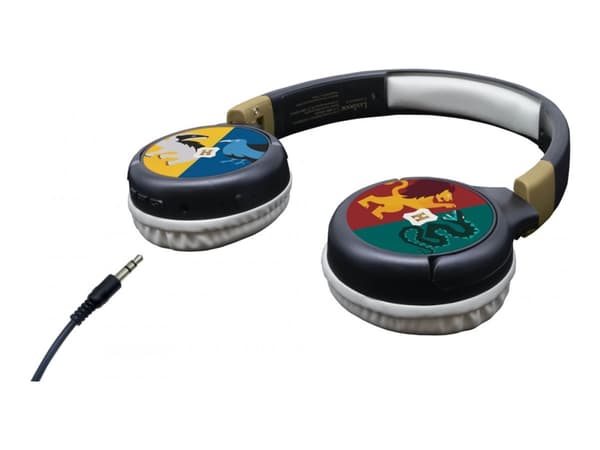 Lexibook Warner Harry Potter 2-in-1 - Hörlurar med mikrofon - fullstorlek - Bluetooth - trådlös, kabelansluten - 3,5 mm kontakt