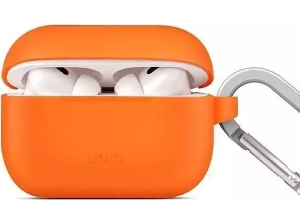 Uniq Vencer kuulokkeiden suojakotelo AirPods Pro 2nd gen silikoni oranssi/poltettu oranssi silikoni