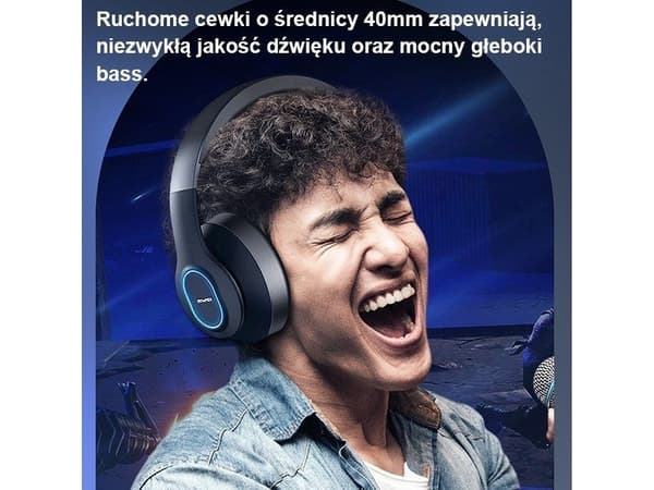 AWEI Bluetooth-hörlurar 5.3 T52 Pro TWS + dockningsstation svart/svart