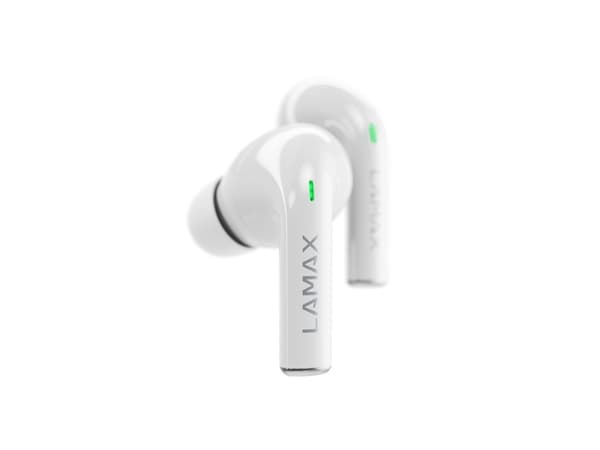 Lamax Clips1, True Wireless Stereo (TWS), Samtale/Musikk/Sport/Hverdag, 20 - 20000 Hz, 43 g, Hodesett, Hvit