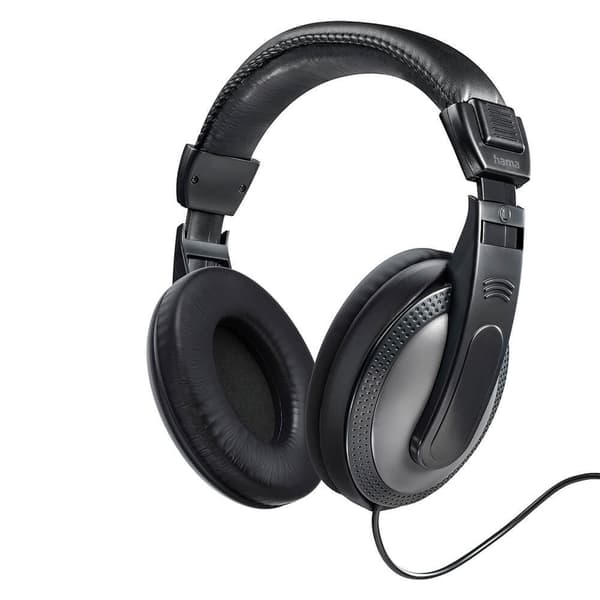 Hama Hörlur Shell Over-Ear Trådad  Svart